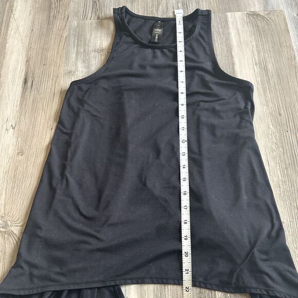 Yogalicious Tank Top Women XS Open Back Active Athletic Black Tank - Picture 5 of 5